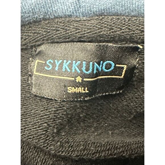 Sykkuno V-Tuber Men's T-shirt Hoodie Black Blue Gold Star Size: S - Picture 4 of 5